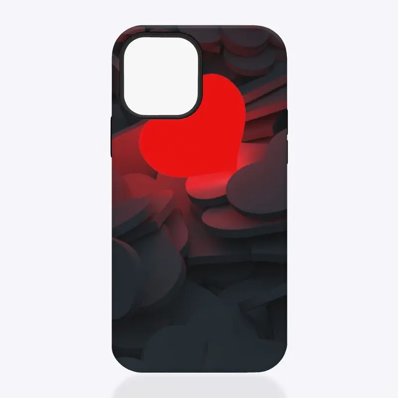 Glowing heart IPhone Mag Case